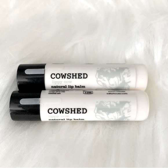 Cowshed Makeup Cowshed Original Lippy Cow Natural Lip Balm Stick X2 In Mint Green Poshmark